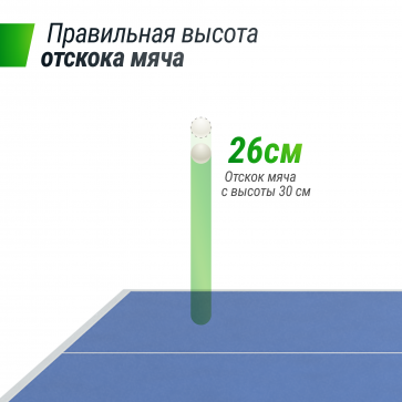 Профессиональный теннисный стол UNIX Line 25 mm MDF (Blue) - 9
