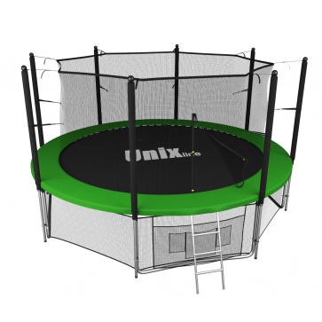 Батут Unix line Classic с внутренней сеткой 12 футов - 360 см (двухцветный) (TRUCL12IN) - 8