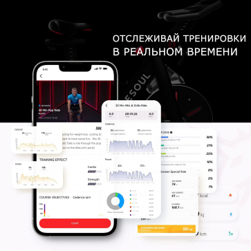Велотренажер Yesoul S3 PRO WHITE - 9