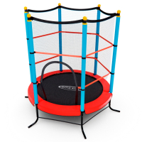 Батут детский DFC SMRKIDS 55" с сеткой, RED