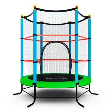 Батут детский DFC SMRKIDS 55" с сеткой, GREEN - 6